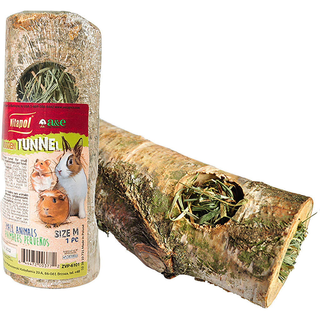 Vitapol Wood Tunnel W/Hay (MD-6 IN)