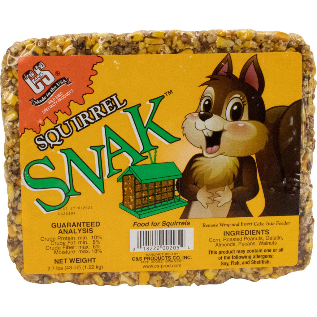 C&S Squirrel Snak (2.7 LB)