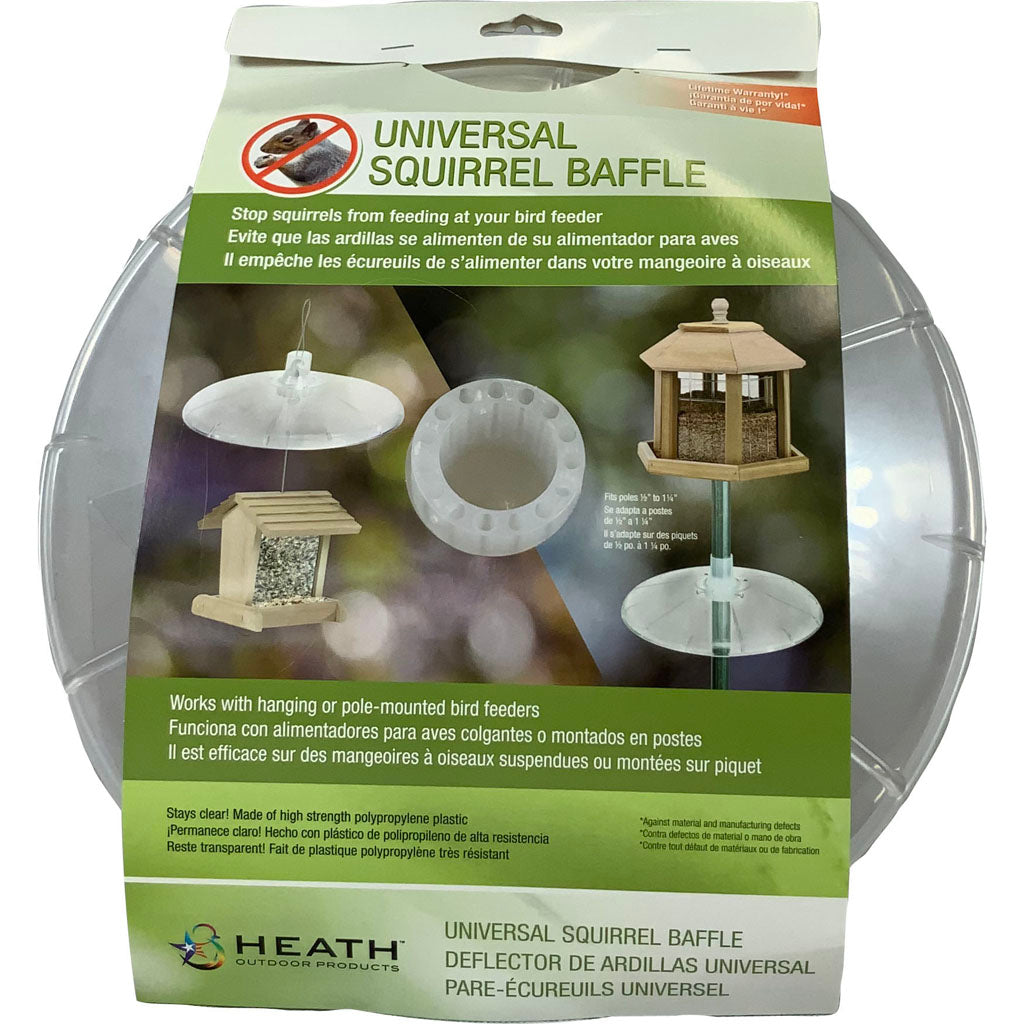 Mounting Squirrel Baffle (CLEAR, UNIV)