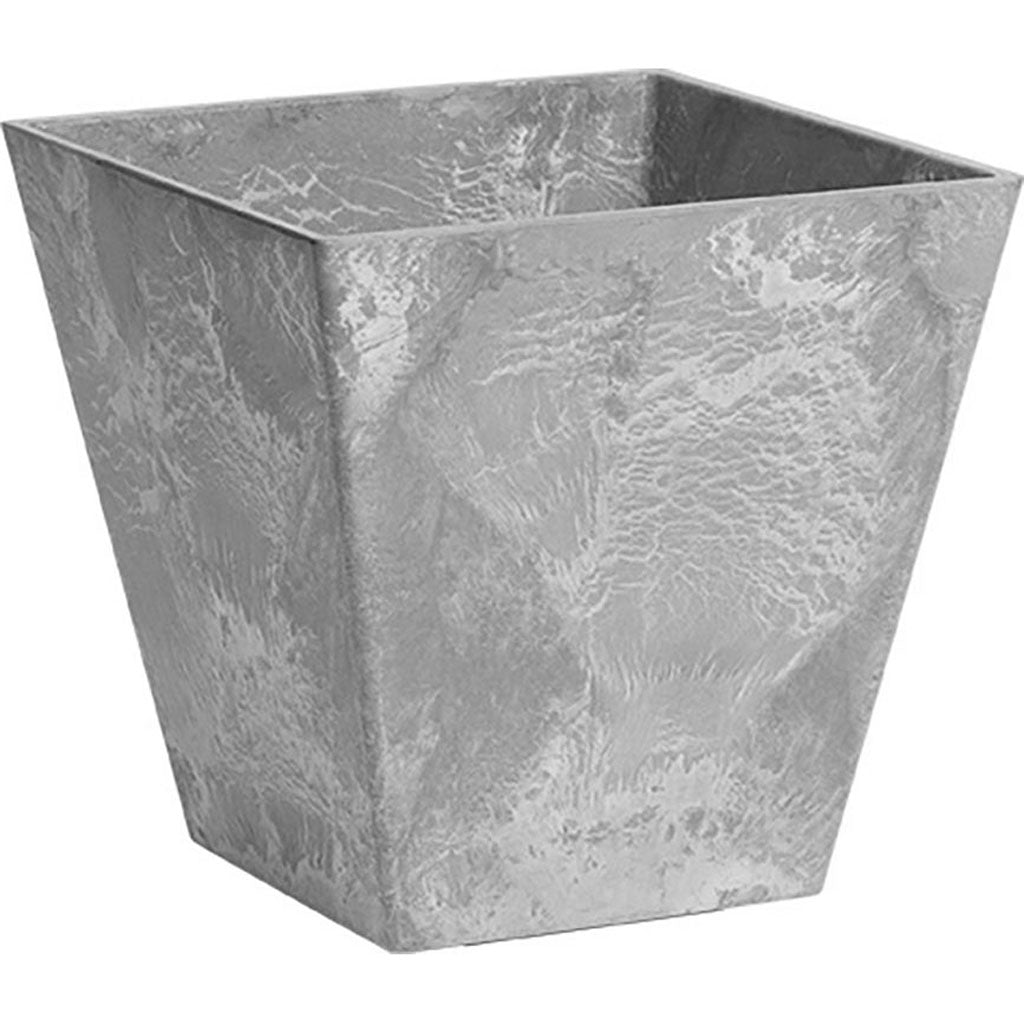 Artstone Ella Square Flowerpot (GRAY, 12 IN)