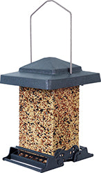 Vista Squirrel-Resistant Wild Bird Feeder (GREEN, 6 LB CAP)