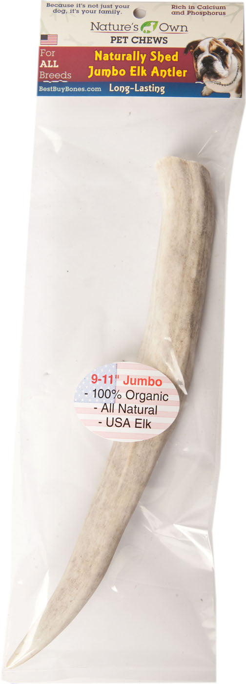Nature'S Own Usa Elk Antler (NATURAL, 9-11 IN-JUMBO)