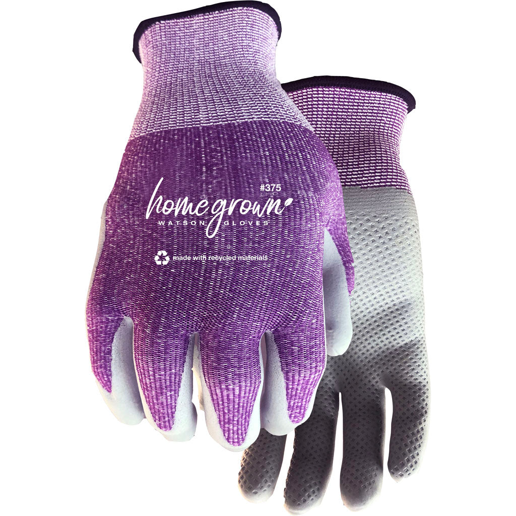 Watson Gloves Ladys Karma Wastenot Fabric (PURPLE, SM)