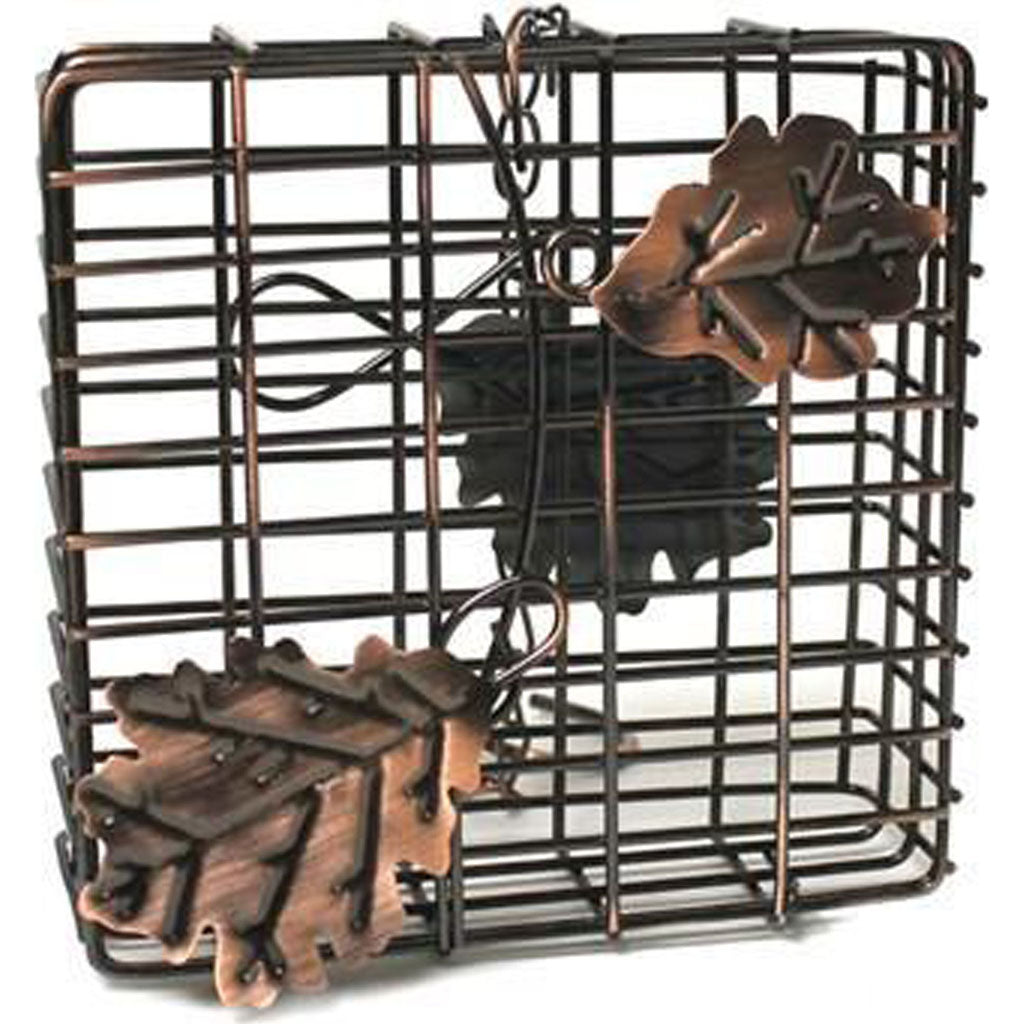 Copper Leaf Suet Cake Feeder (COPPER, 1 CAKE CAP)