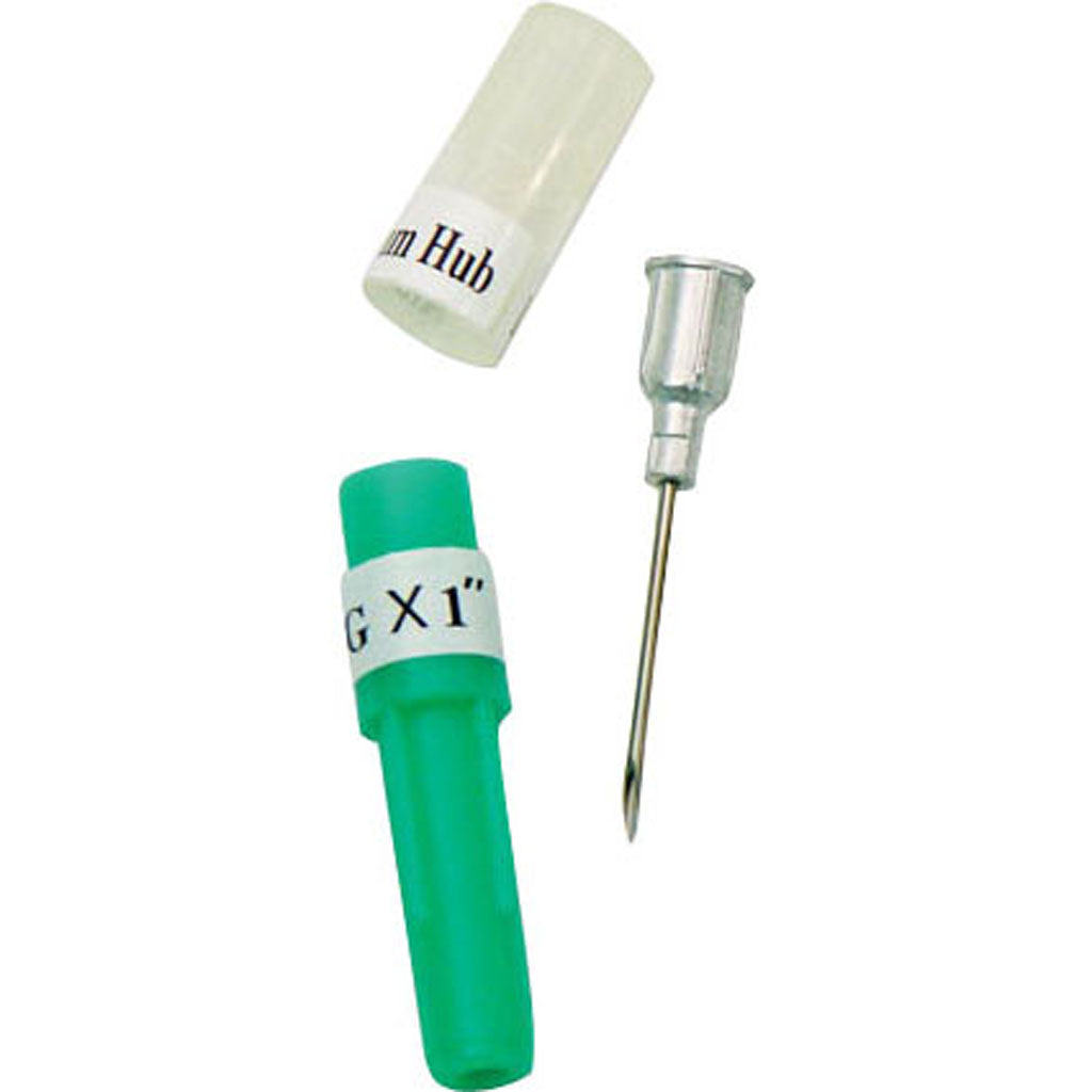 Aluminum Hub Disposable Needle (16 GA X 1 IN)