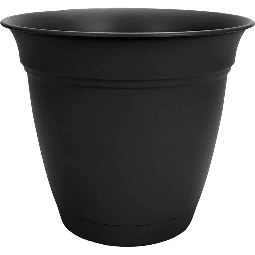 Eclipse Round Planter (BLACK, 10 IN)