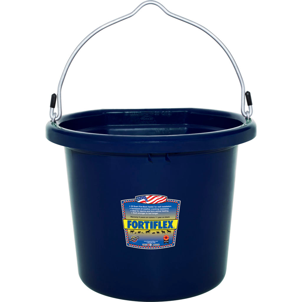Fortiflex Flat Back Bucket (SAPPHIRE BLUE, 20 QT)