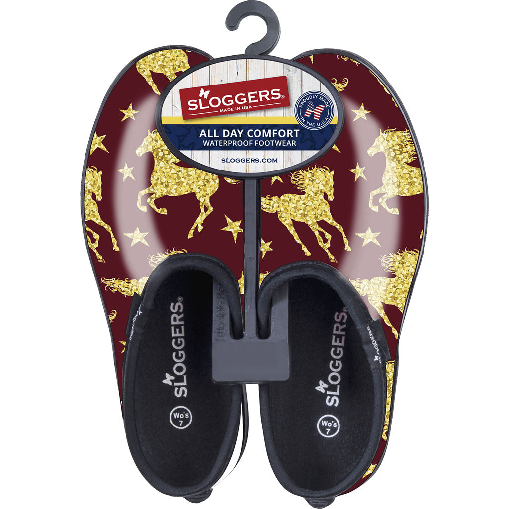 Sloggers Womens Waterproof Comfort Shoe (HORSE STAR BARN, SZ 8)