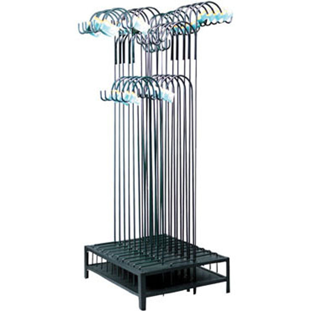 C-Base Display Stand For Shepherd Hooks (BLACK)