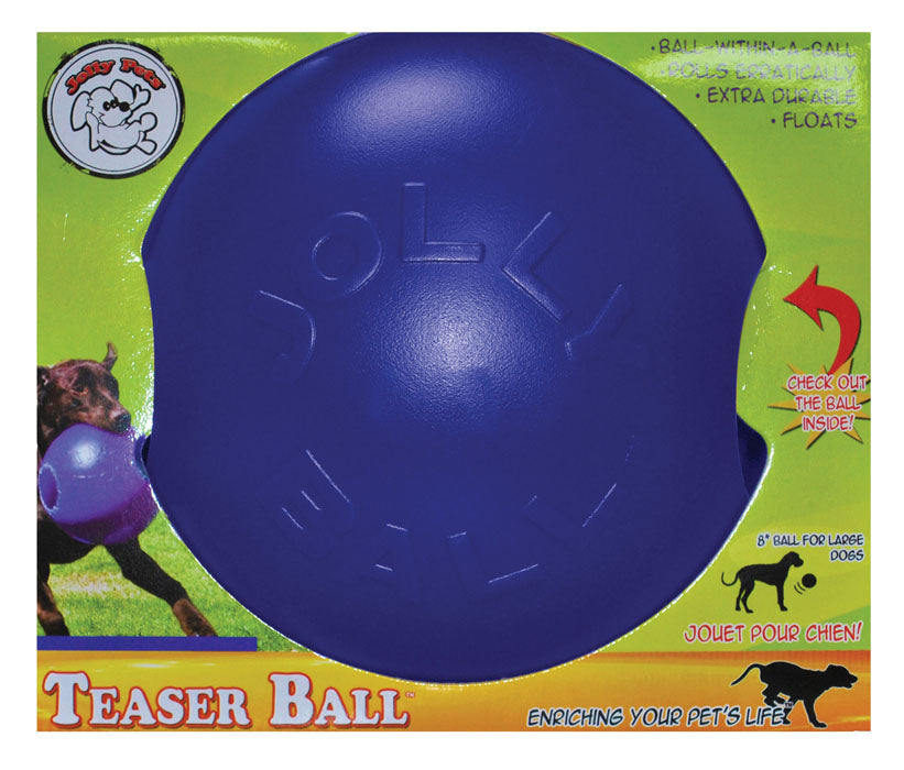 Jolly Pets Teaser Ball (BLUE, 6 IN)
