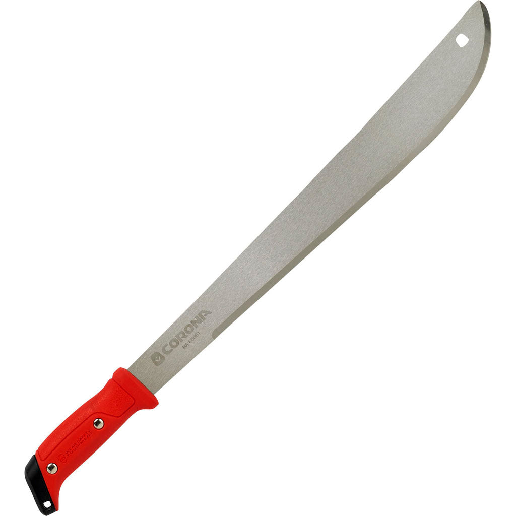 Tempered Steel Blade W/ Ergo Handles Machete (18 IN)