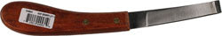 Wide Single Blade Hoof Knife - Left Handed (8 IN)