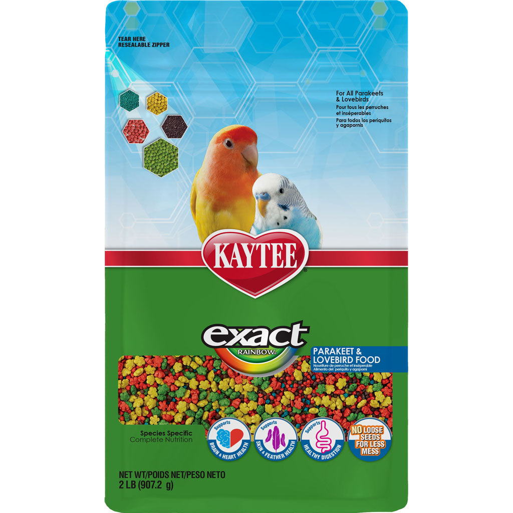 Exact Rainbow Parakeet/ Lovebird Food (2 LB)