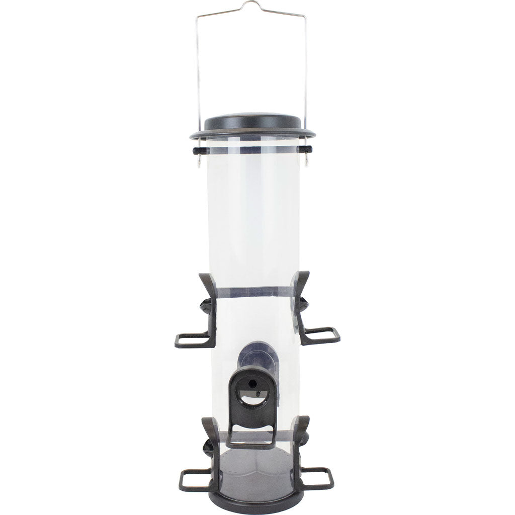 Jumbo Tube Seed Feeder (BLK, 4 LB CAP)