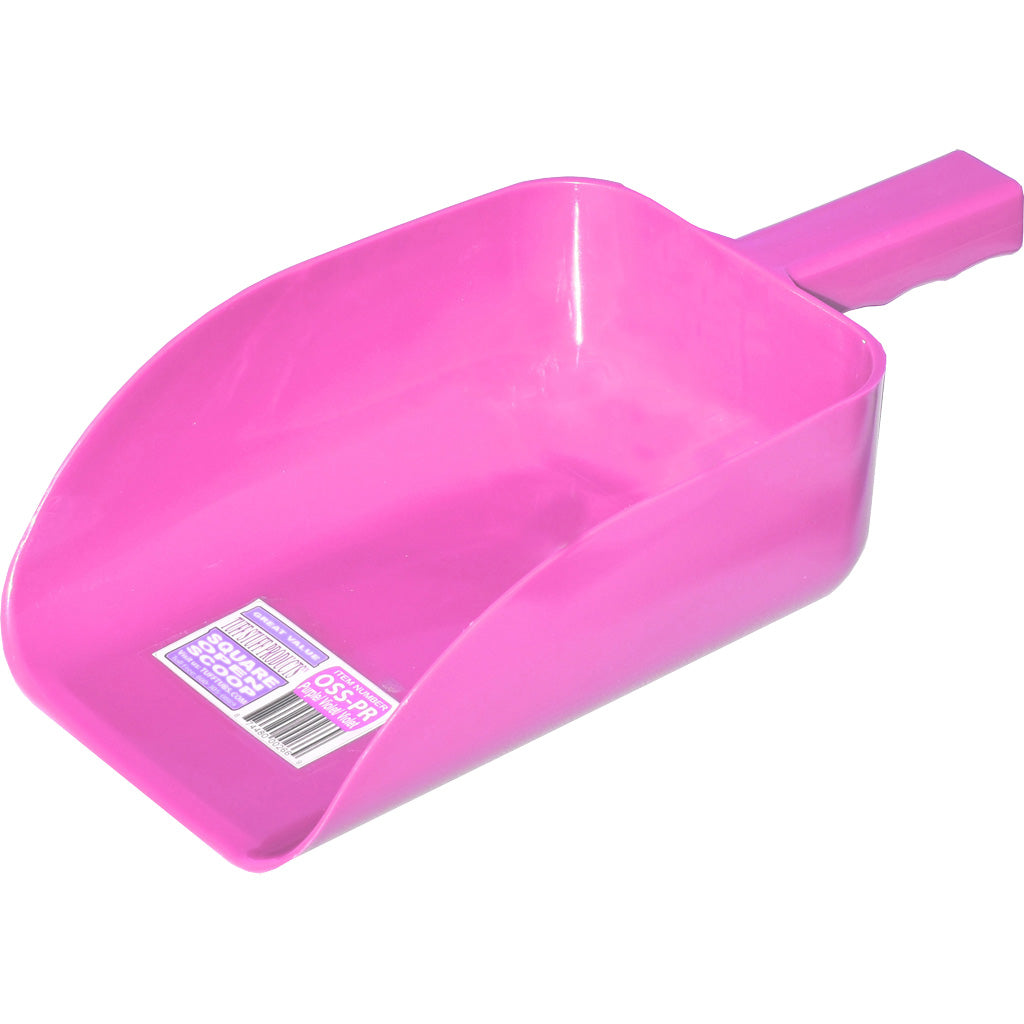 Tuff Stuff Open Scoop Square (PINK, 5 QT)