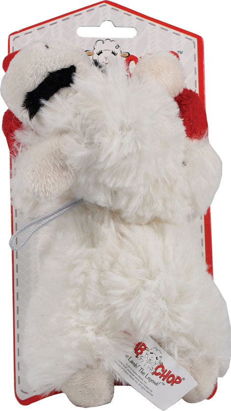 Multipet Lamb Chop Plush Toy (WHITE, 6 IN)