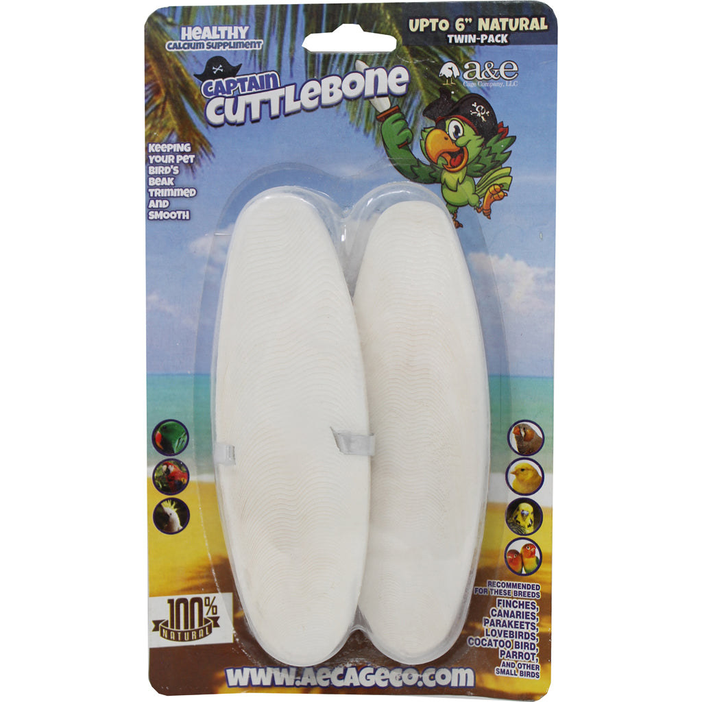 A&E Natural Cuttlebone (6 IN-2 PK)