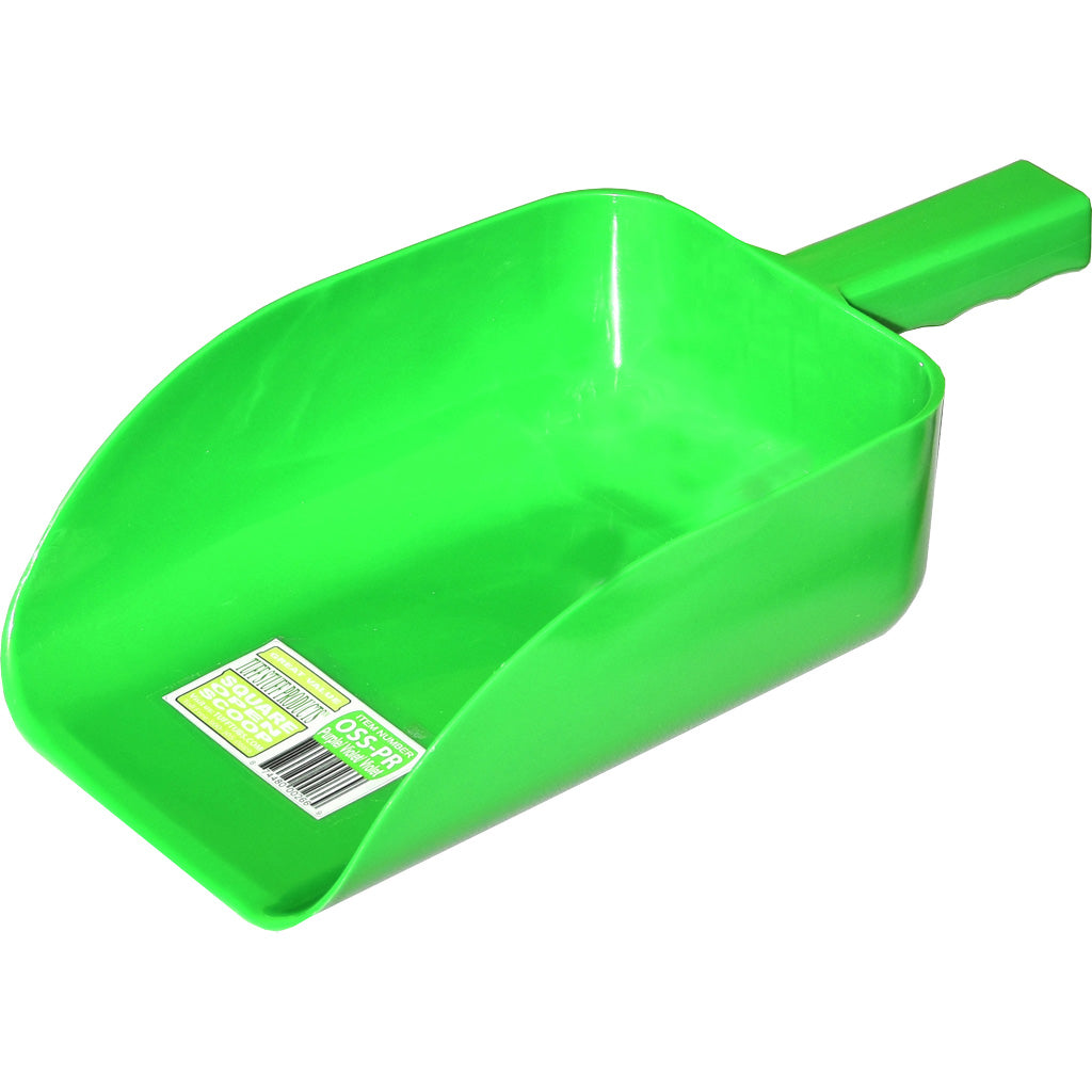 Tuff Stuff Open Scoop Square (GREEN, 5 QT)