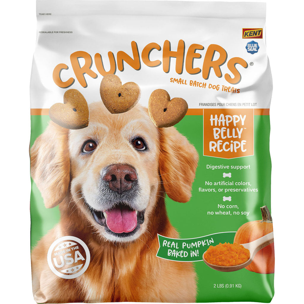 Crunchers Happy Belly Dog Biscuit (PUMPKIN, 2 LB)