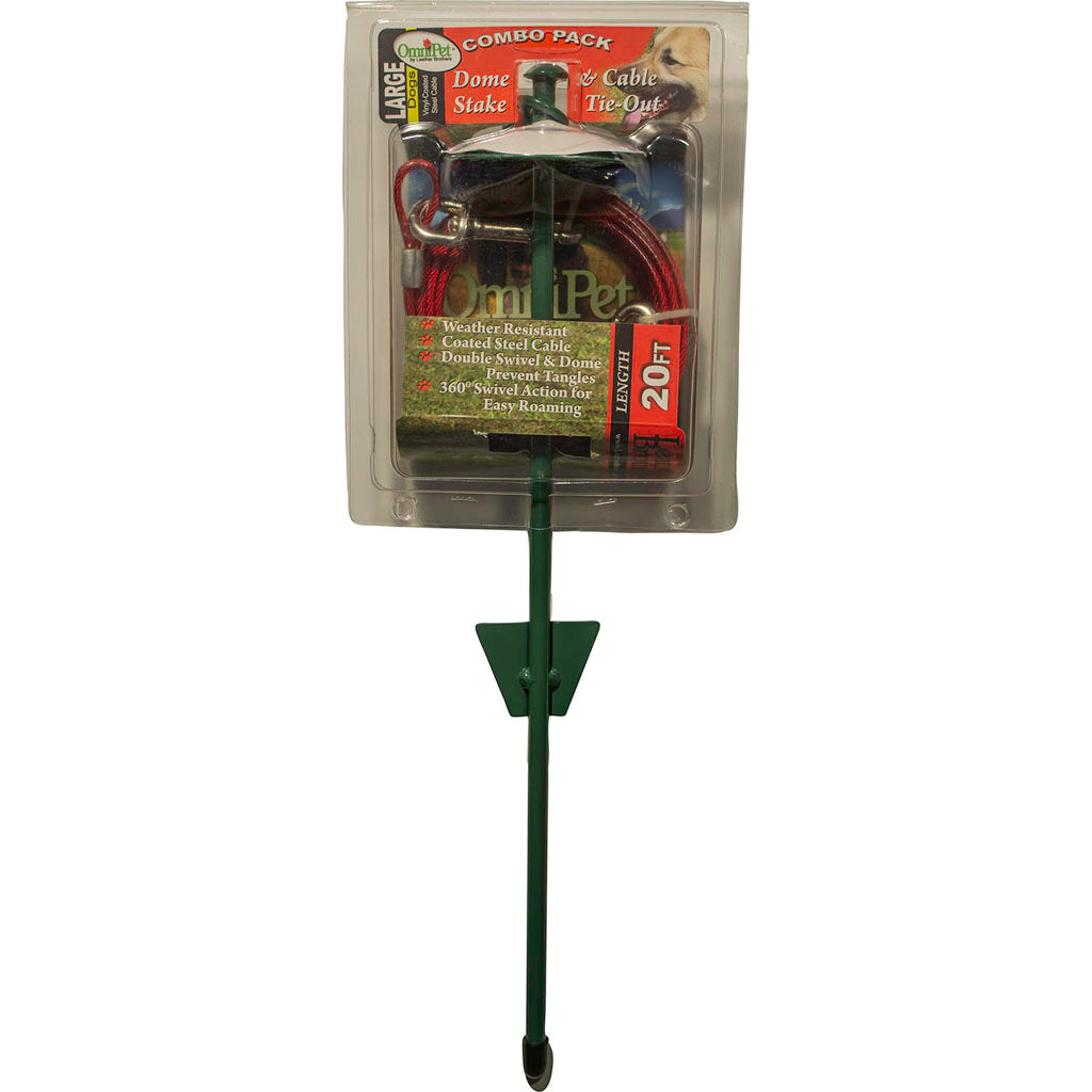 Dome Stake/Cable Combo (20 FT)