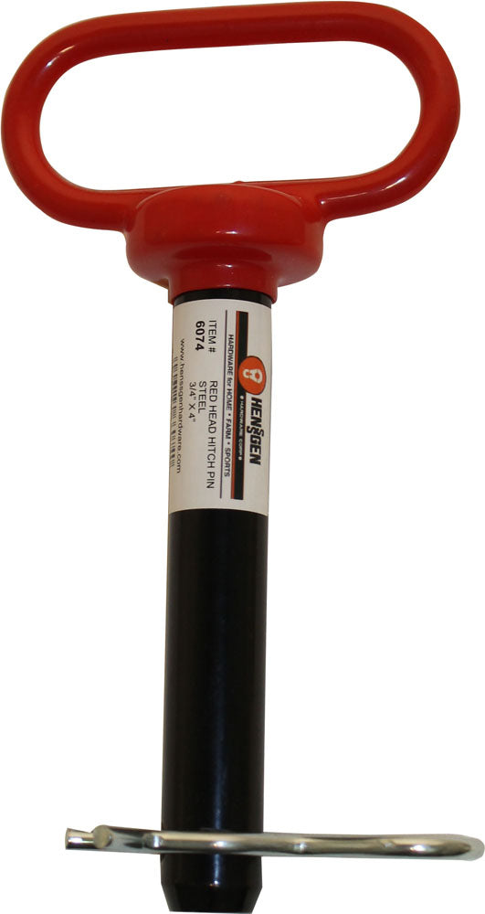Red Head Hitch Pin (ZINC, 3/4X4 IN)