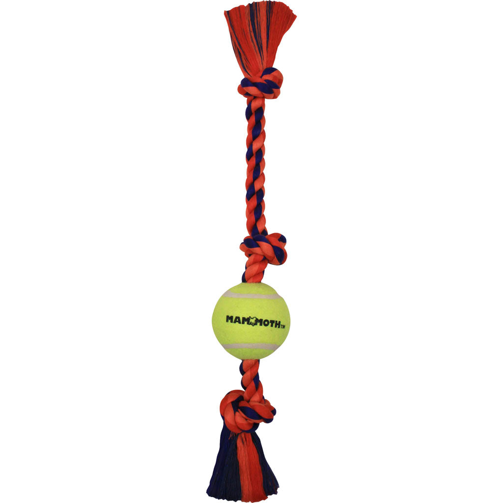 Mammoth Knot Tug W/Tennis Ball (MULTI, 24 IN)