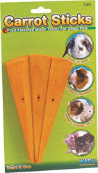 Wood Carrot Stick Chews (3 PC)
