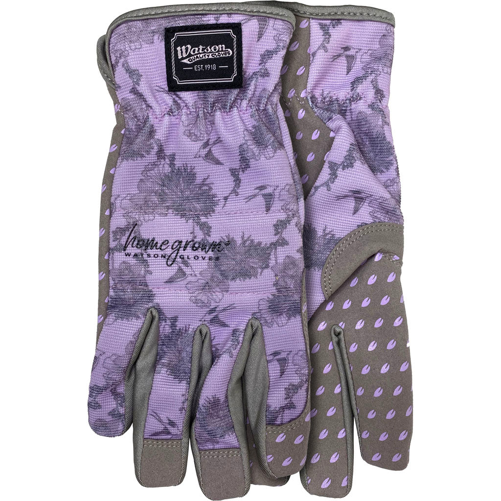 Watson Gloves Ladys Sparrow Wastenot Fabric (PURPLE, MD)