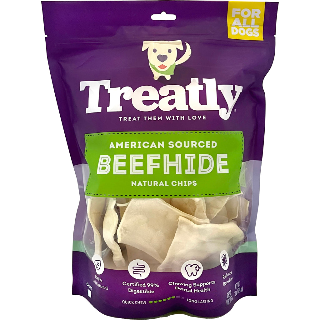 Treatly American Beefhide Chips (NATURAL, 22 OZ)