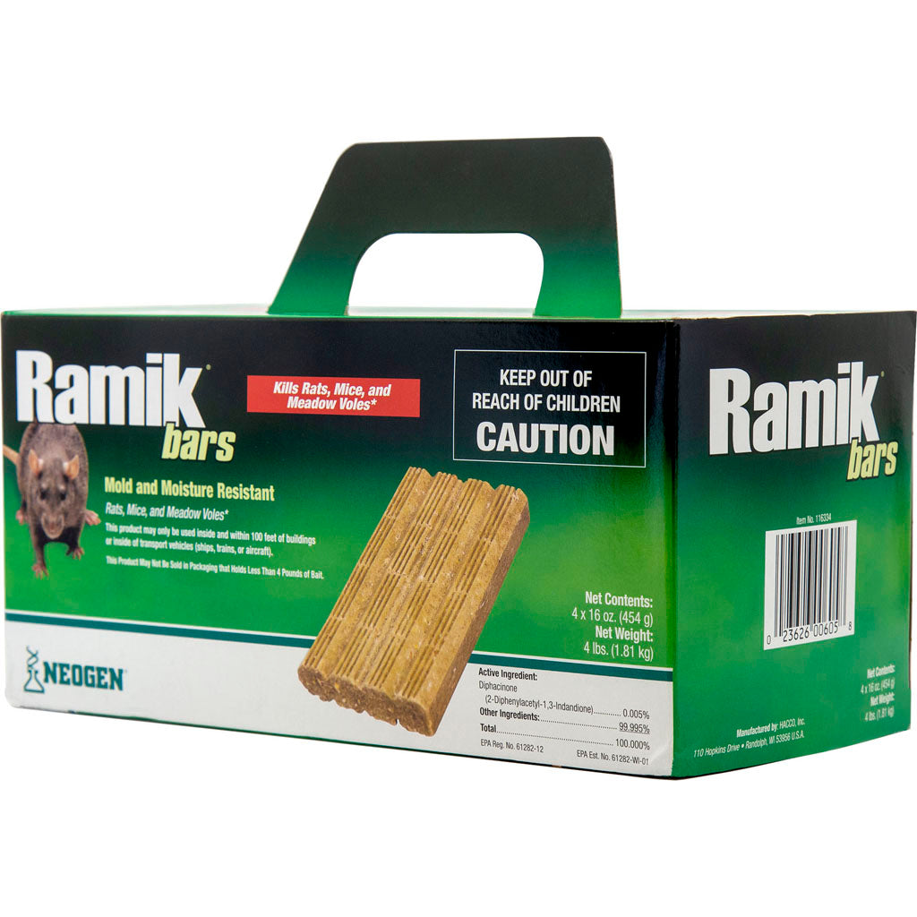 Ramik Rats And Mice Bait Bars (4 LB)