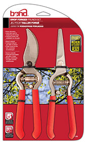 Bond Drop Forged Pruner Set (RED, 8 IN)