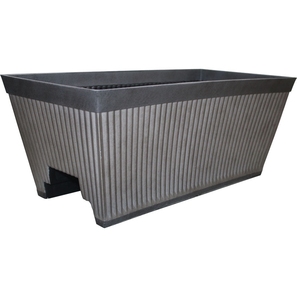 Southern Patio Westlake Deck Rail Planter (SILVER, 24 IN) [077544]