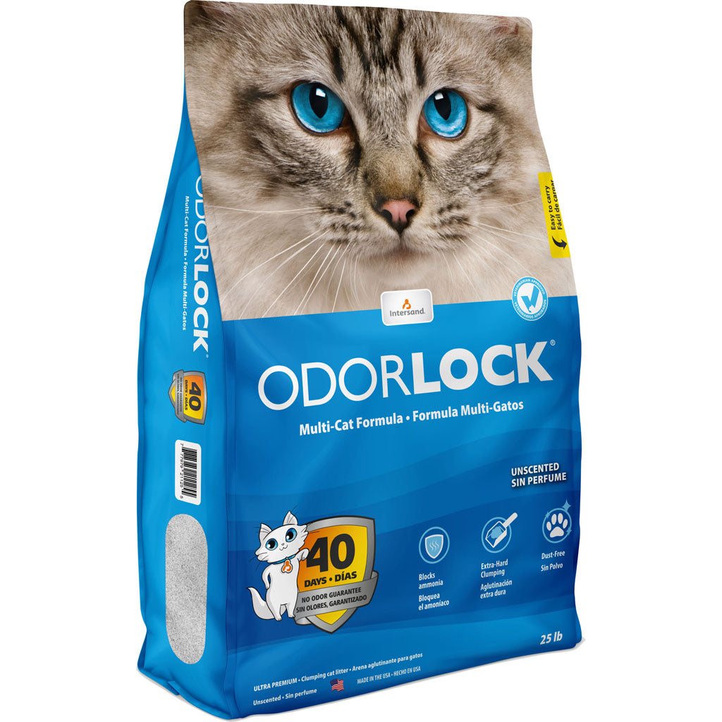 Odor Lock Clumping Cat Litter (UNSCENTED, 25 LB)