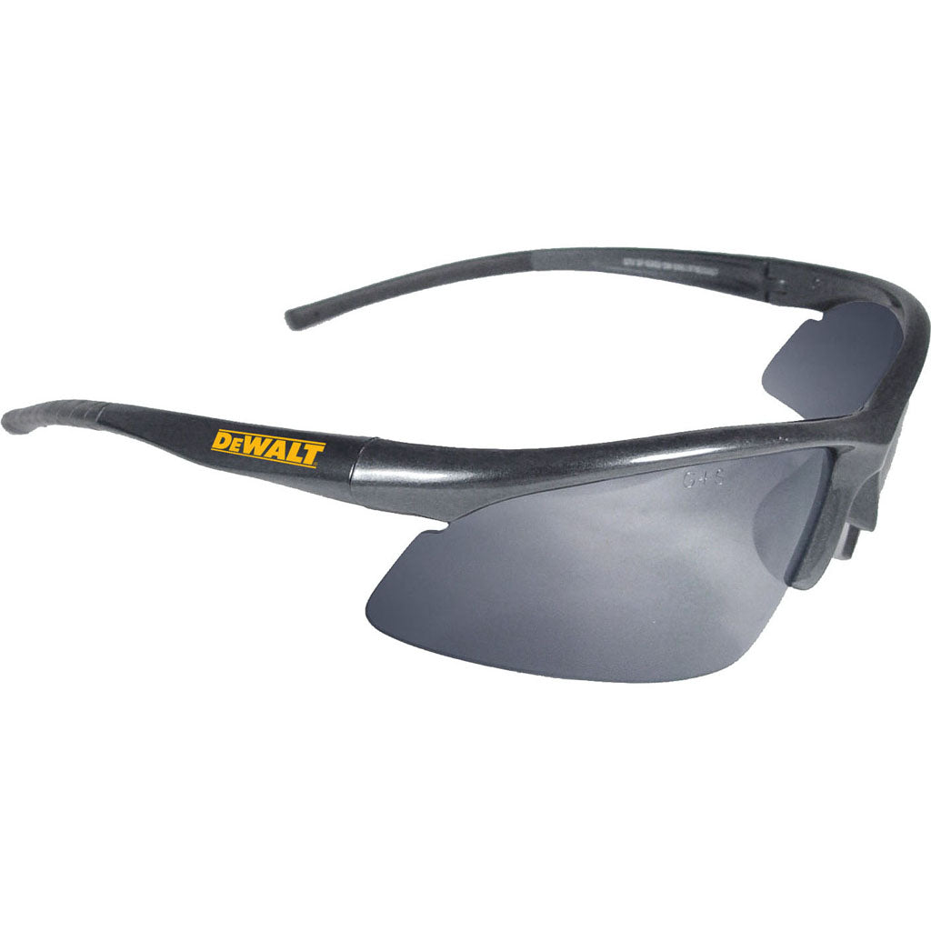 Dewalt Silver Mirror Lens Protective Glasses (O/S)