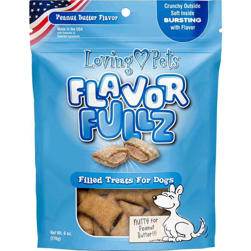 Flavorfullz Dog Treats (PEANUT BUTTER, 6 OZ)