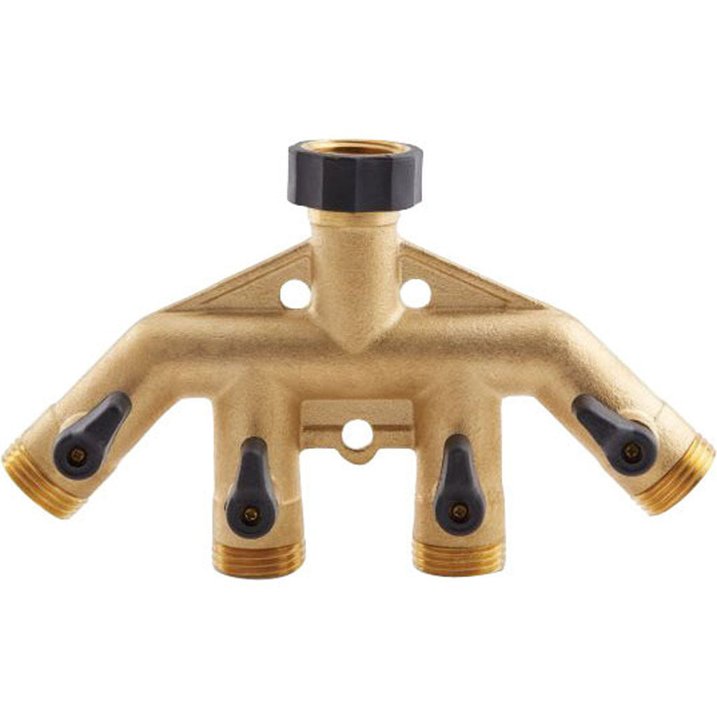 Shut-Off Valve Brass Quad (BRASS)