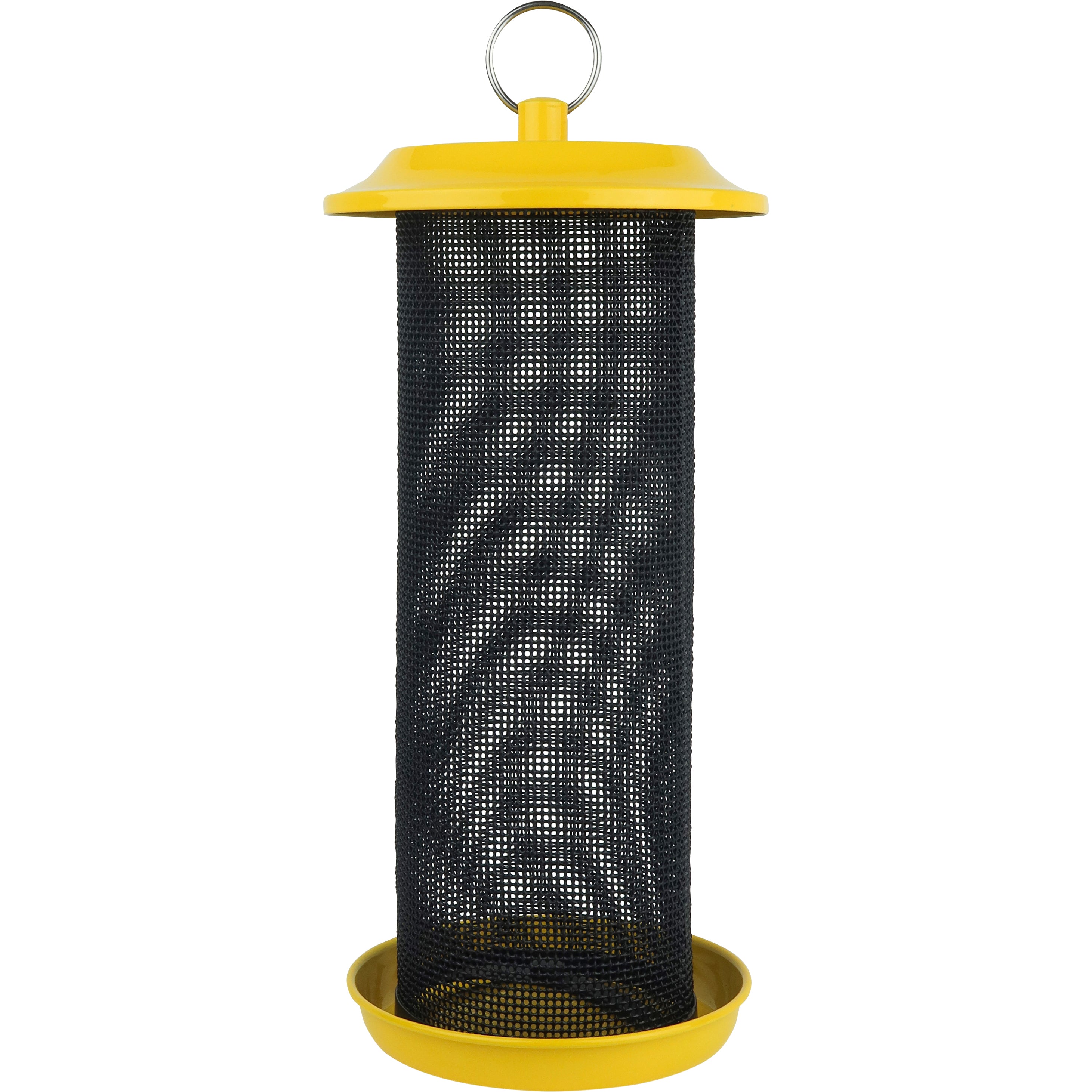 Sunglow Metal Mesh Thistle Bird Feeder (YELLOW, 2.125 QT CAP)
