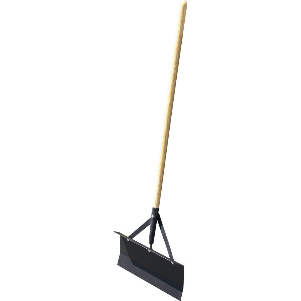 Reversible Powder Coated Steel Scraper (BLACK, 24 IN)