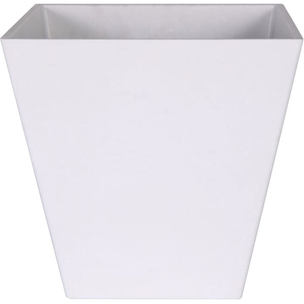 Artstone Ella Square Flowerpot (WHITE, 8 IN)