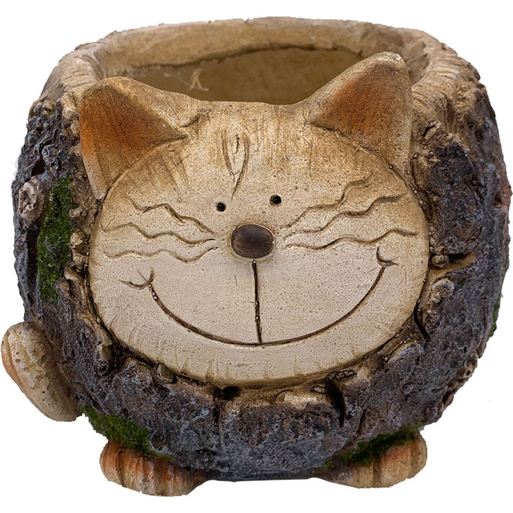 Esschert Design Mgo Faux Wood Cat Planter