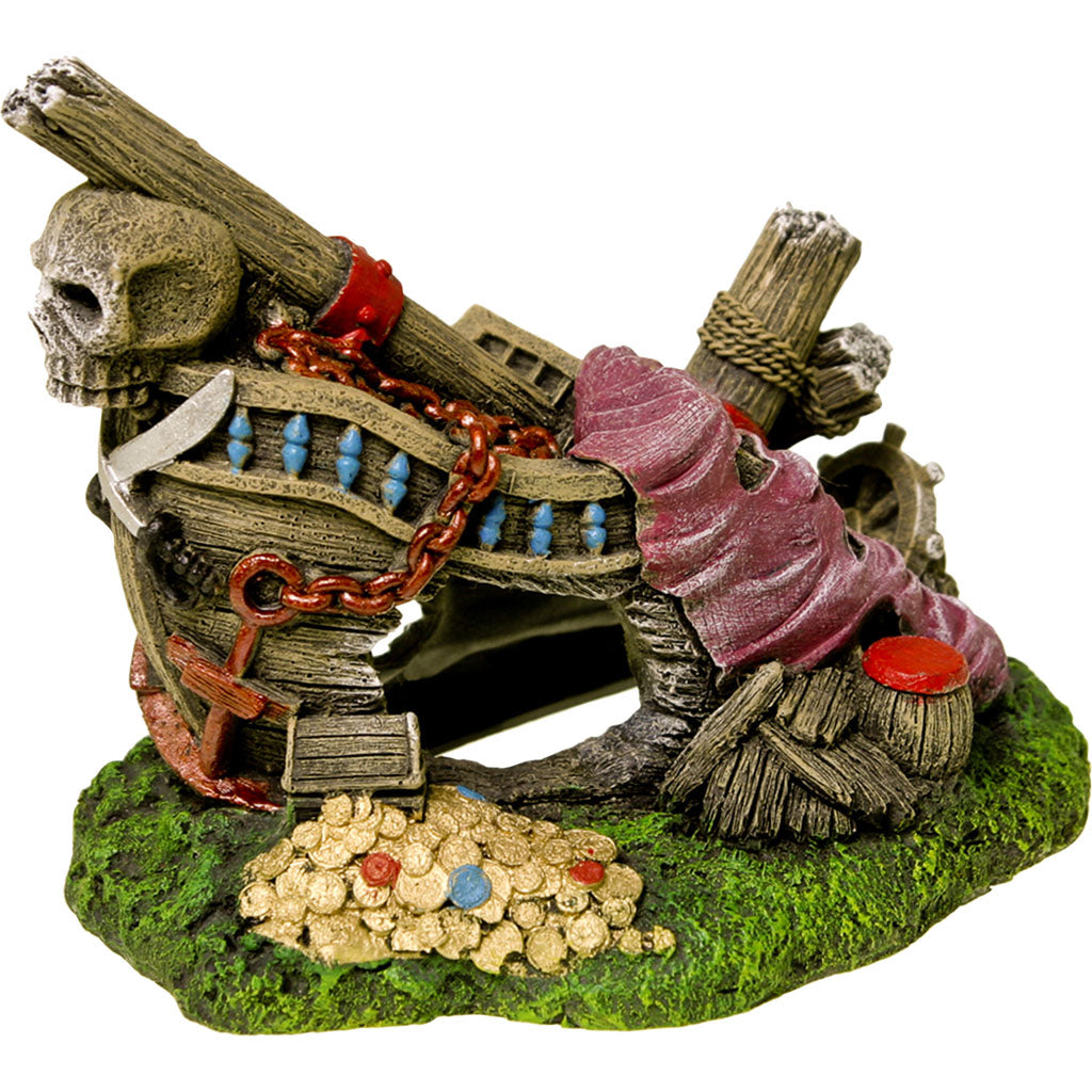 Exotic Environments Sunken Ships Bow (GREEN/BROWN, MD)