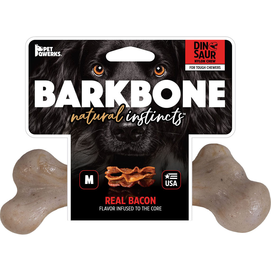 Dinosaur Barkbone Usa Dog Chew (BACON, MD)