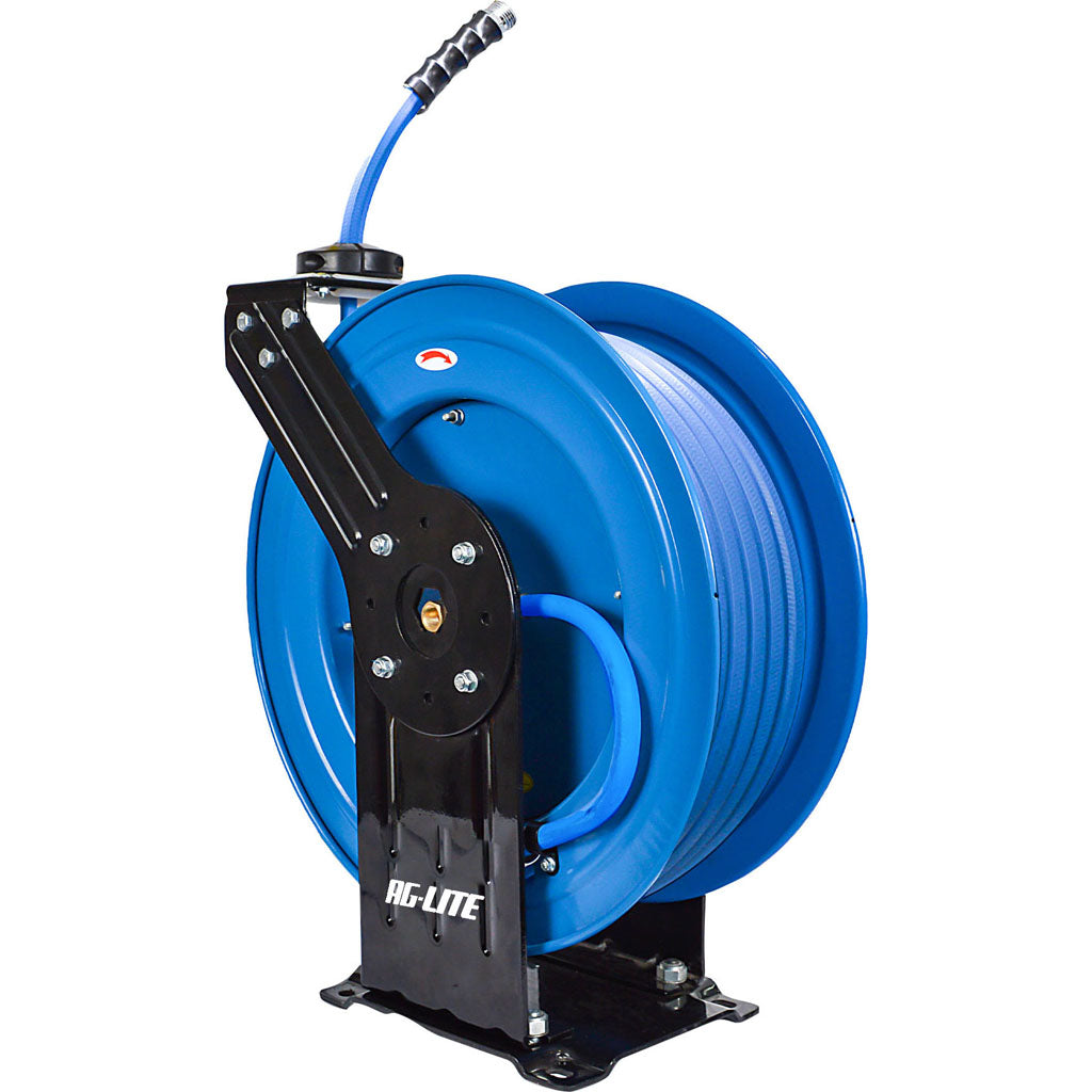 Bluseal Rubber Retractable Dual Arm Hose Reel (5/8X100 FT)