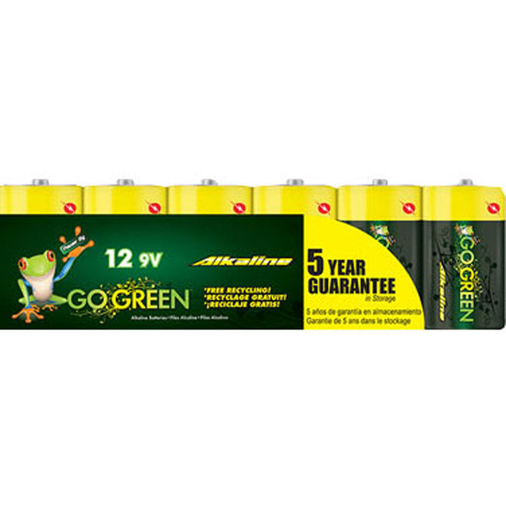 Gogreen Alkaline Battery (D-12 PK)