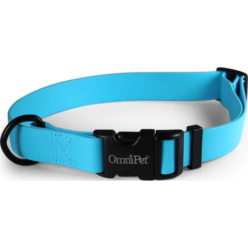 Carnival Biothane Dog Collar (LIGHT BLUE, 3/4 X 14 X 20 I)