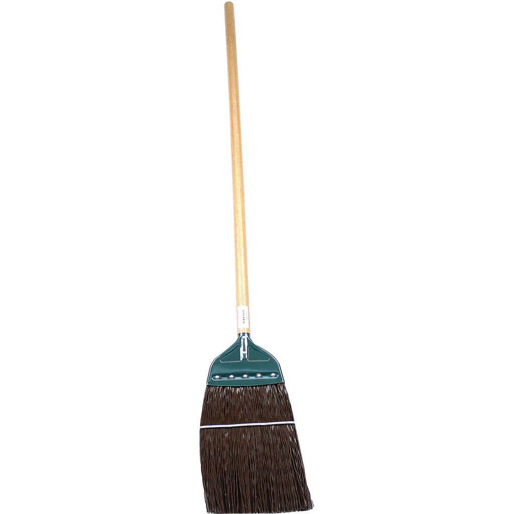 Industrial Fiber Polycorn Broom (BLACK, 10.25 IN)