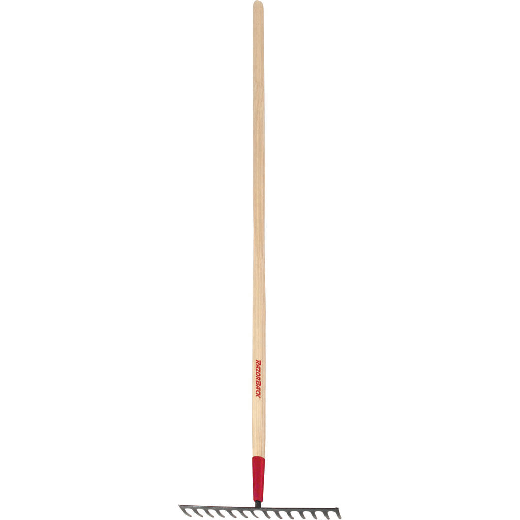 Razor-Back 14 Tine Level Head Forged Steel Rake (67X13.75 IN)