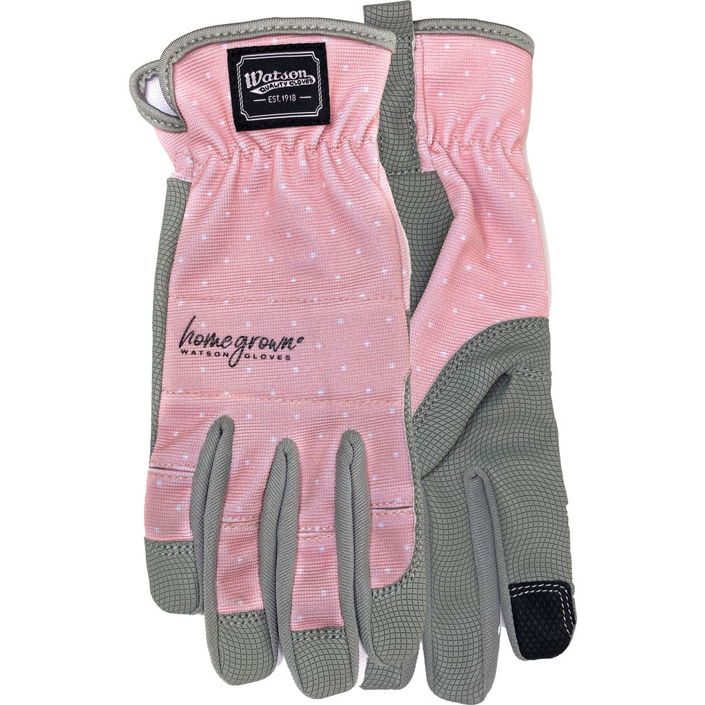 Watson Gloves Ladys Uptown Girl Wastenot Fabric (PINK, LG)