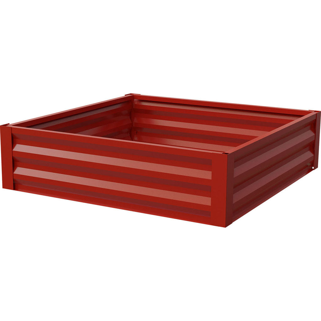 Urban Gardener Steel Raised Planter (BARN RED, 48X48 IN)