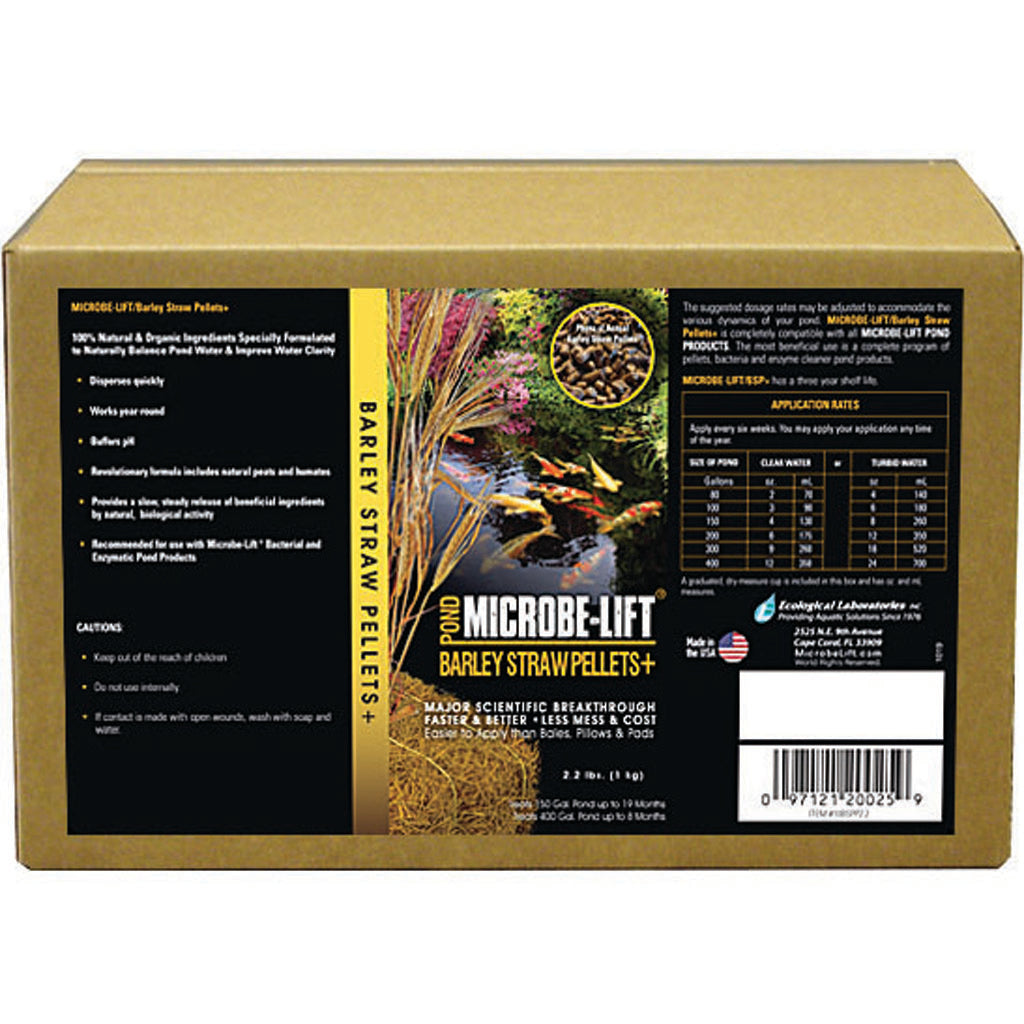 Microbe-Lift Barley Straw Pellets Plus For Ponds (2.2 LB)